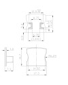 TAPA PERFIL ALU. NEGRO 2000*17.1*15,3mm